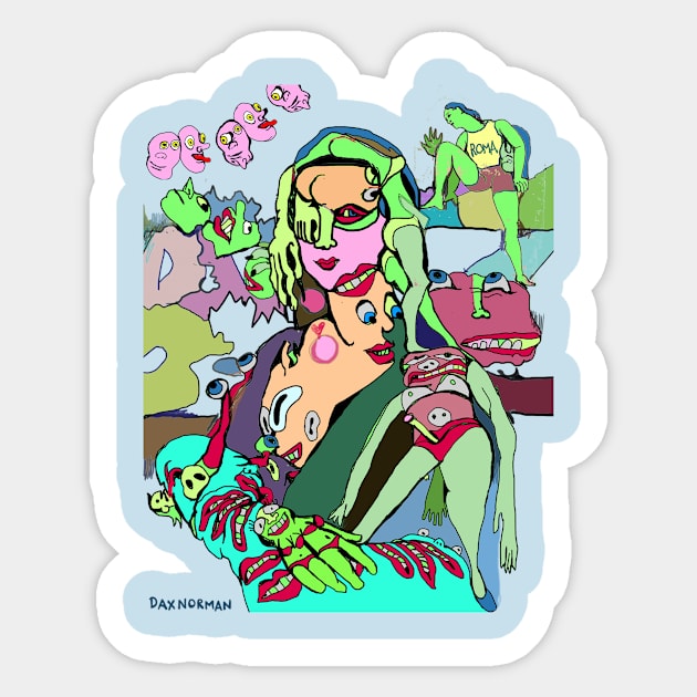 I used to think I was Smart, Now I know that I'm Beautiful Sticker by DaxNorman